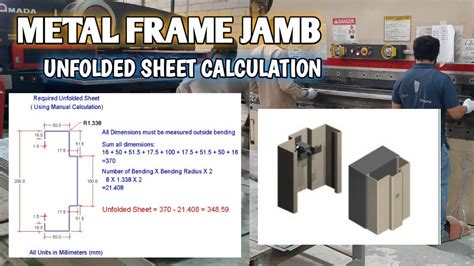 how to calculate unfolded length of sheet metal|sheet metal unfold rules equation.